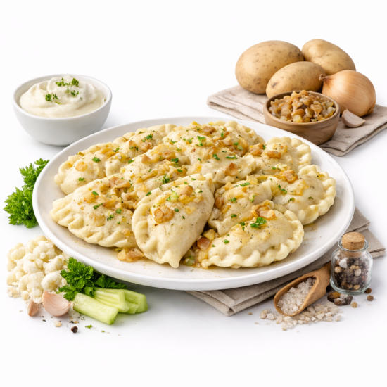 Pierogi Ruskie - Cheese And Potato Dumplings