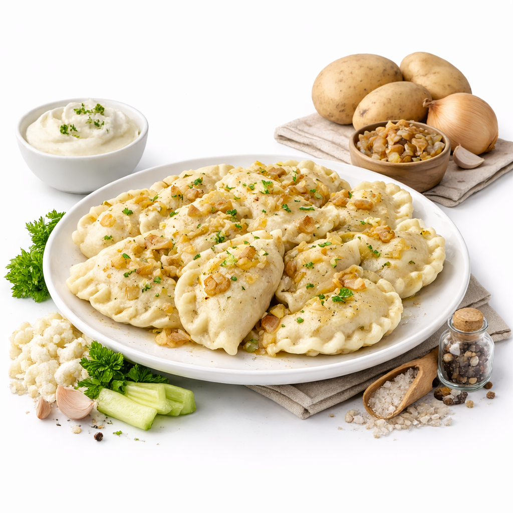 Pierogi Ruskie - Cheese And Potato Dumplings