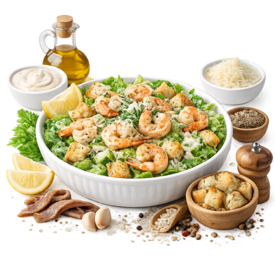 Grilled Shrimp Ceasar Salad